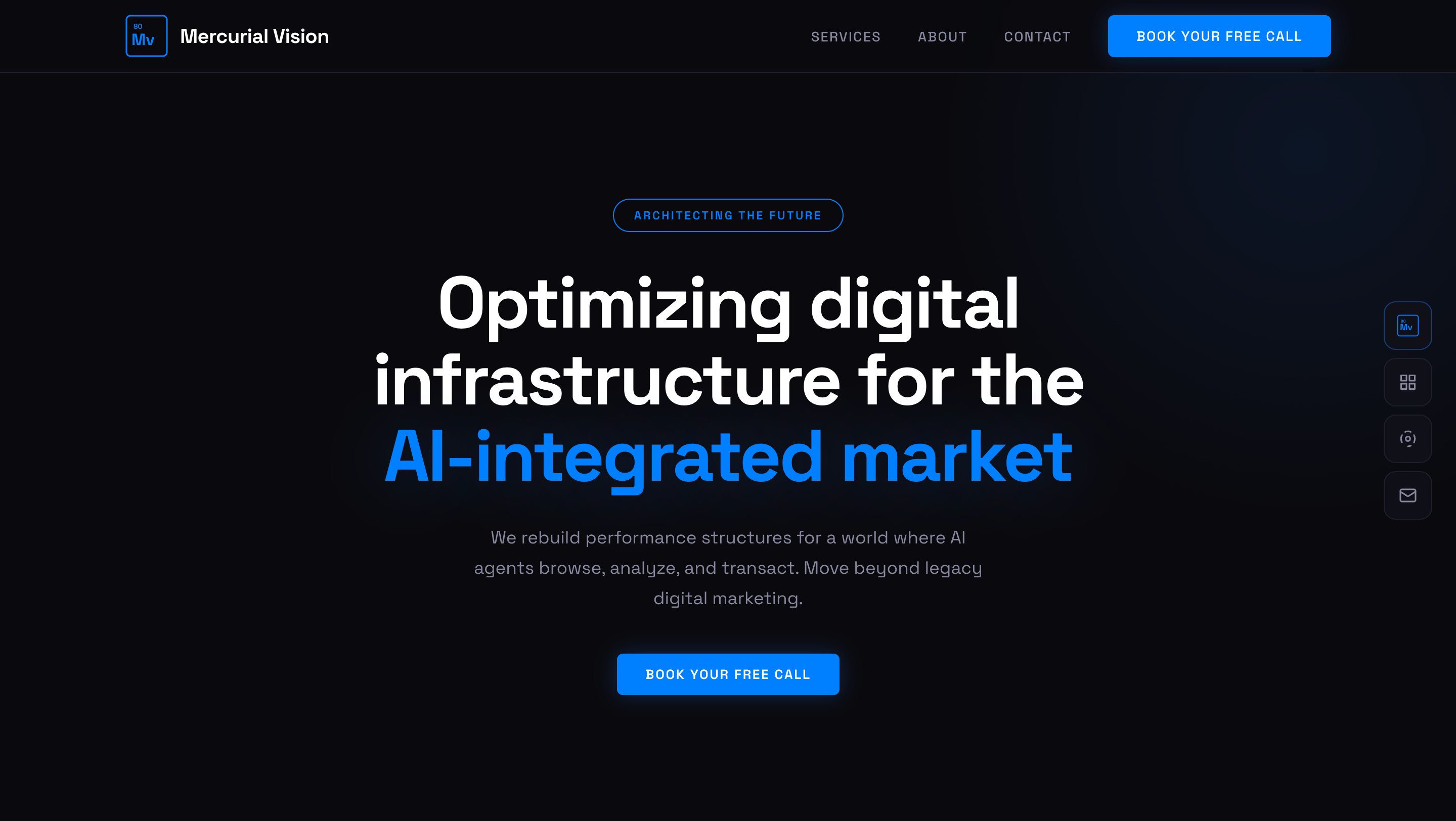 Mercurial Vision website