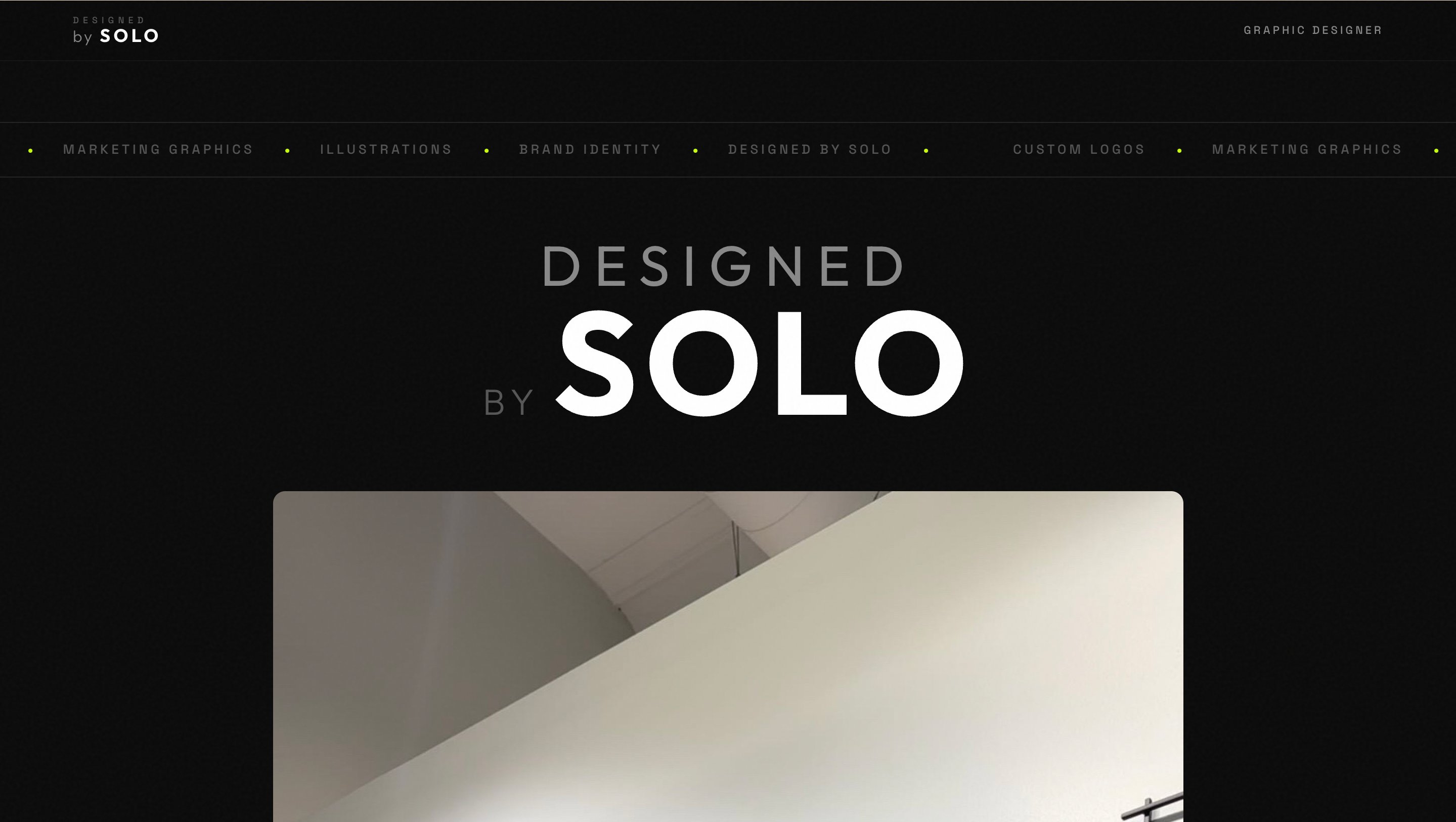 Designed by Solo website